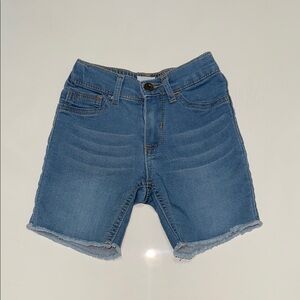 5/$15 Hudson Girls Blue Denim Jean Shorts Toddler Kids Size 3T